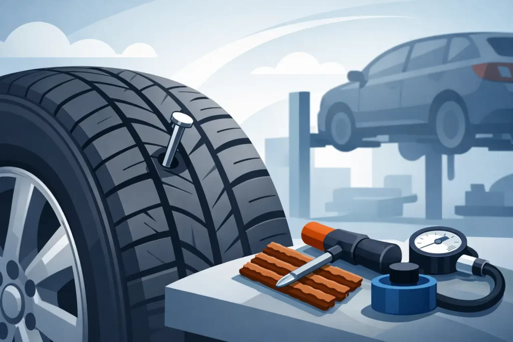 Can a Nail in Tire Be Repaired?
