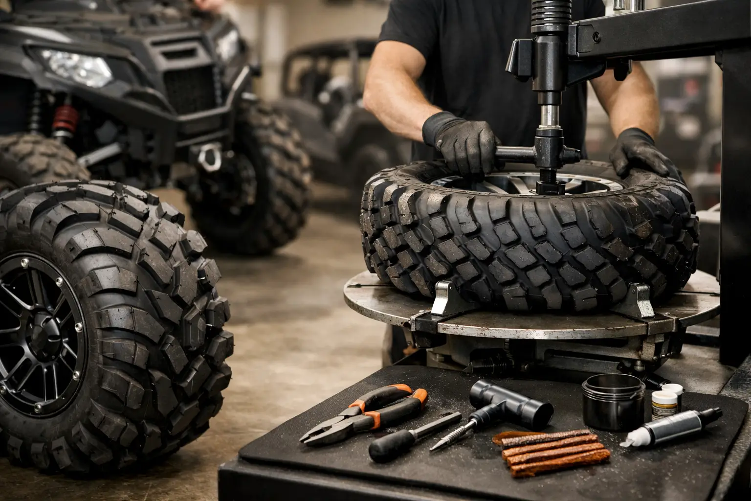 ATV / UTV Tires, Mounting, and Repair