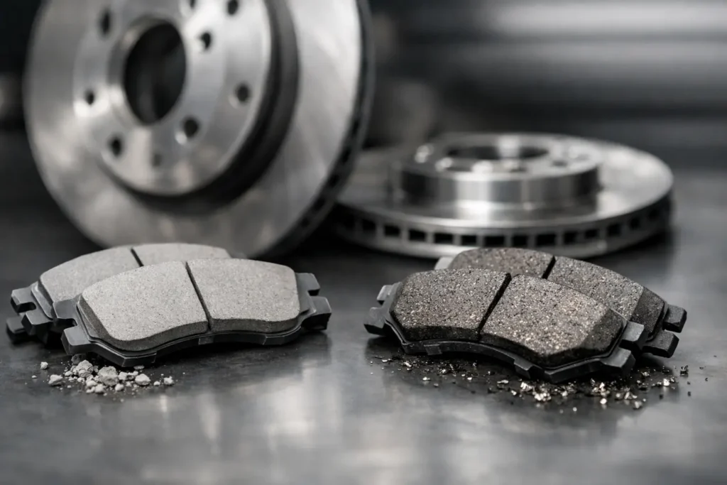 Ceramic Brake Pads vs Semi Metallic