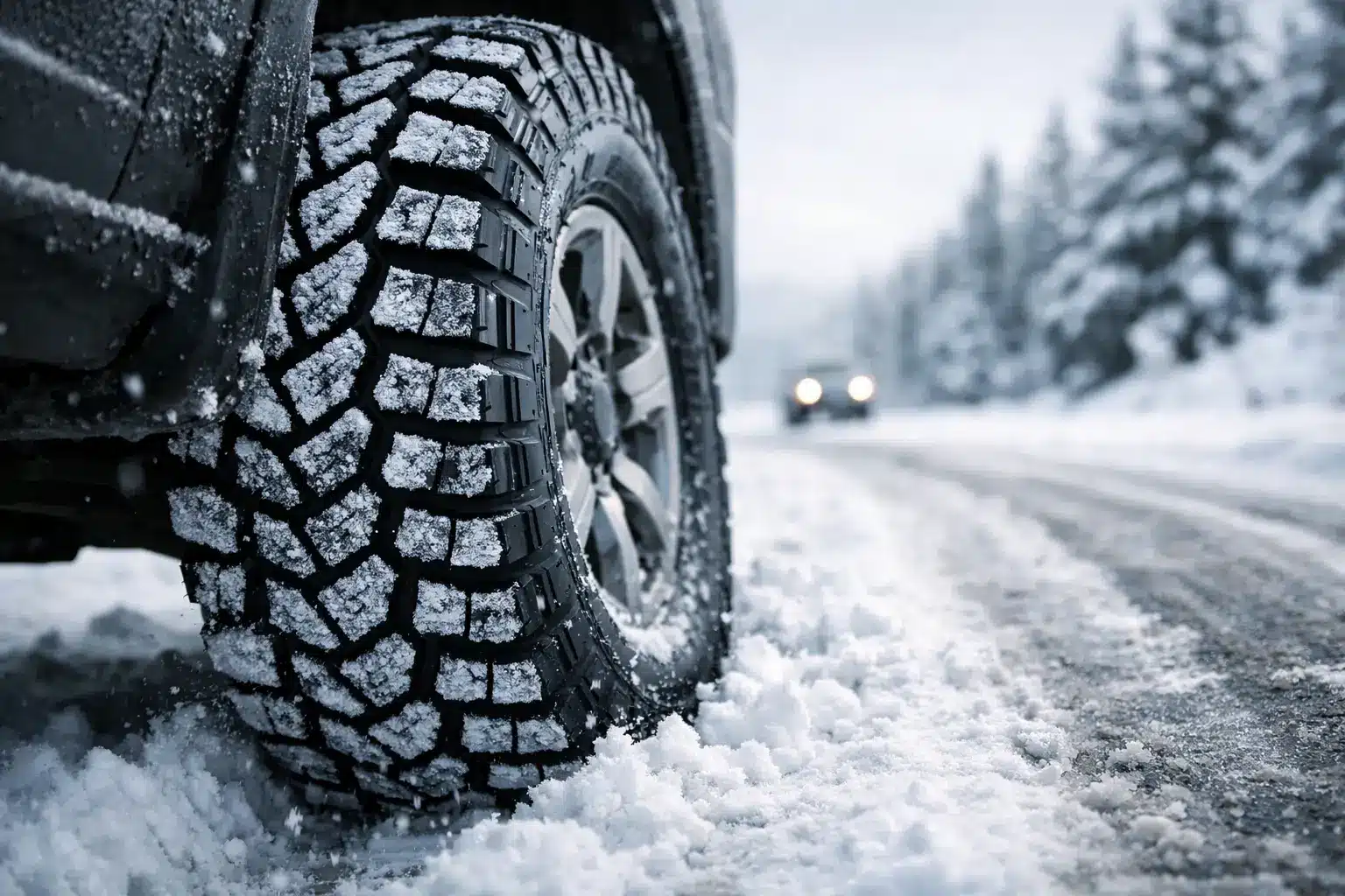 How Open Shoulder Tires Improve Winter Traction