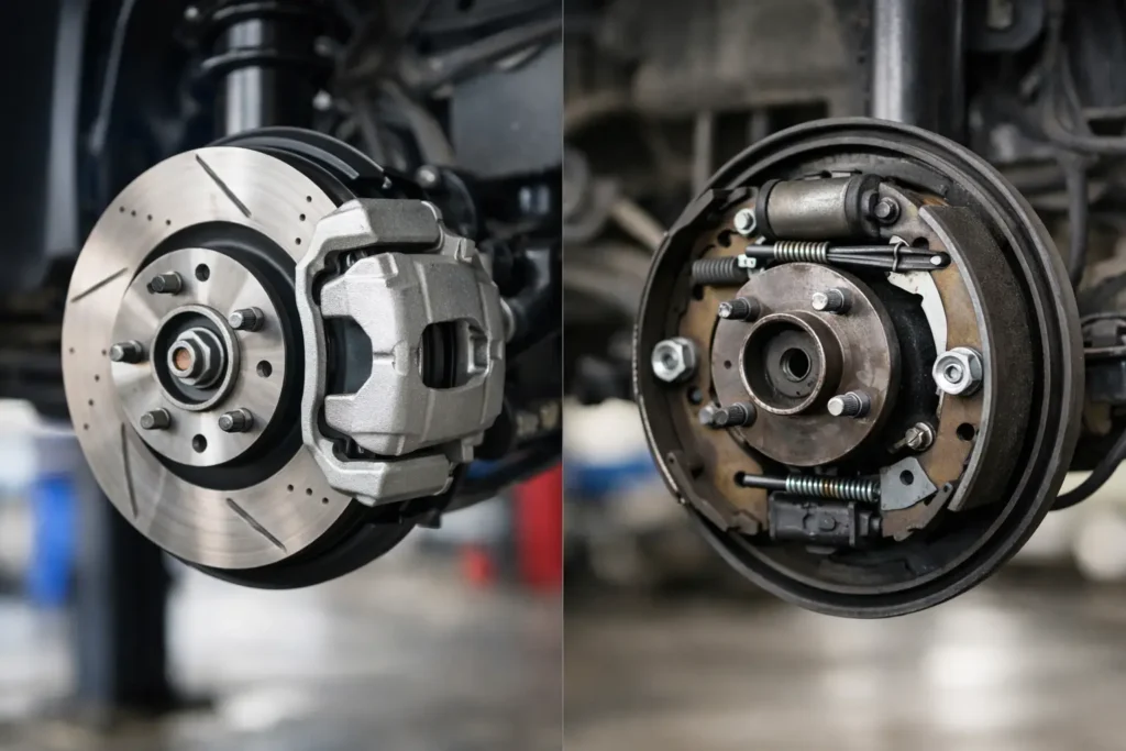Disc Brakes Versus Drum Brakes
