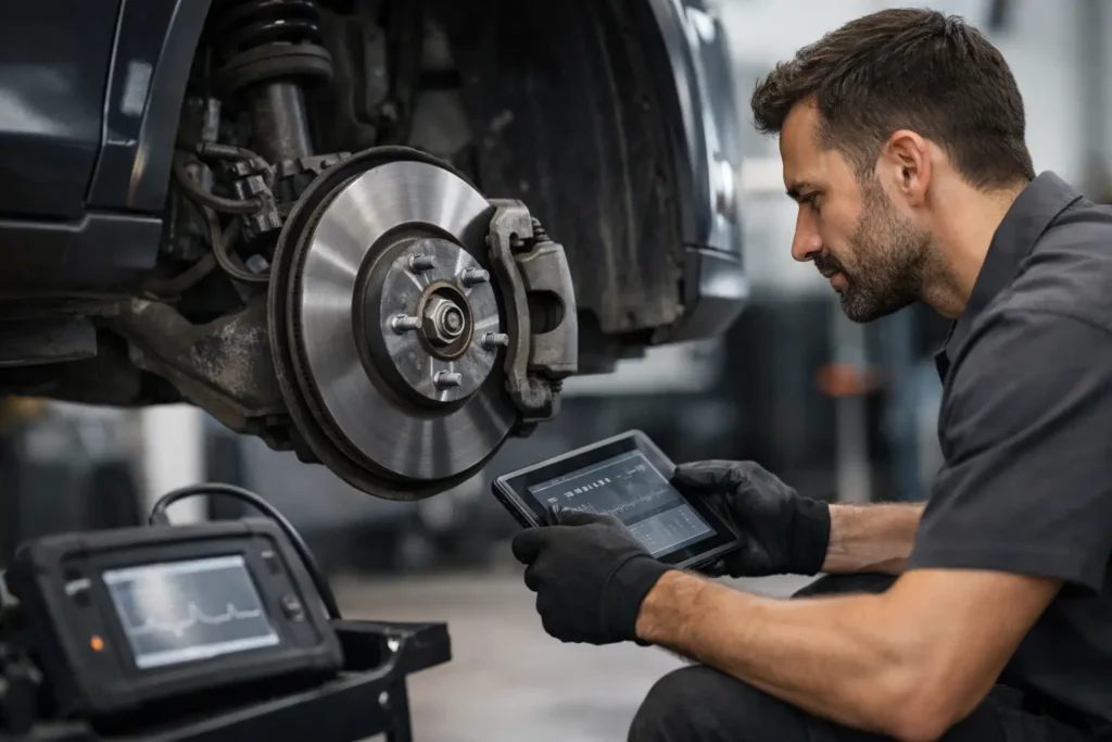 Brake Vibration Diagnosis Example