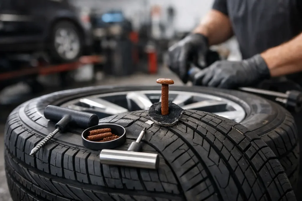 Guide to Permanent Tire Puncture Repairs