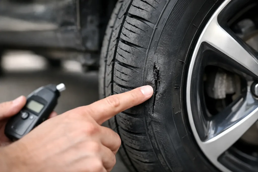 How to Tell Tire Sidewall Damage Fast