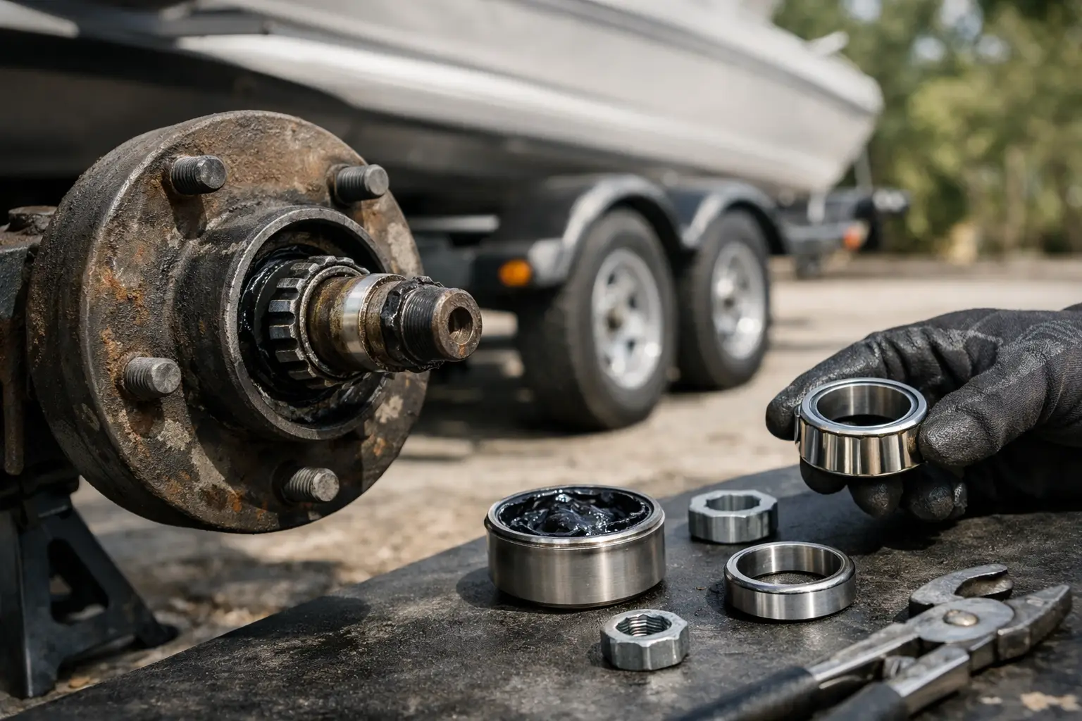 When to Replace Trailer Wheel Bearings Safely