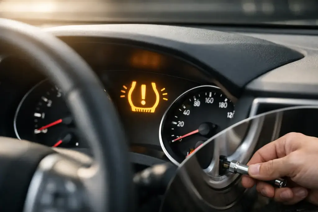 Why Is My TPMS Light Flashing? What It Means