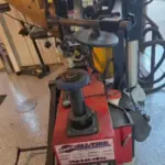 Hub mounting machine