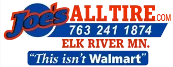 Joe's ALL TIRE w/Walmart tagline